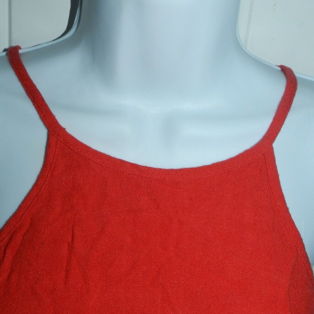 Altar'd State Vibrant solid red strappy crop tank top Small NWT🆕📦⌚🏃🏻💨⚡🚚 - Picture 6 of 15